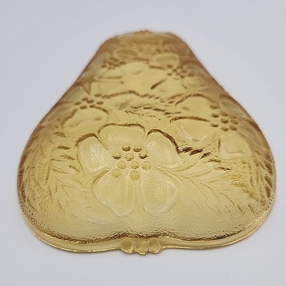 Vintage Hazel Atlas Yellow Depression Glass Pear Shaped Dish Plate 5x8x1in - Picture 5 of 9